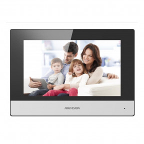 7-дюймовий внутрішній IP монітор відеодомофона Hikvision DS-KH6320-TE1 - фото №1 7-дюймовий внутрішній IP монітор відеодомофона Hikvision DS-KH6320-TE1 купити