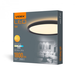 VIDEX DL3R 18W 4000K 220V - LED светильник с декоративной подсветкой - фото №1 VIDEX DL3R 18W 4000K 220V - LED светильник с декоративной подсветкой купить