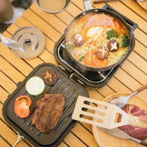 Naturehike NH22RJ003 - Горелка-гриль газовая двойная в Украине