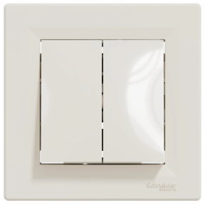 Schneider Electric Asfora EPH0300123 - Выключатель двухклавишный самозажимной купить