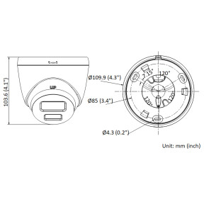 Hikvision DS-2CD1347G2-L (4 мм) - 4 Мп купольна ColorVu камера - фото №5 Hikvision DS-2CD1347G2-L (4 мм) - 4 Мп купольна ColorVu камера Ціна
