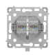 Ajax OutletCore (LAN) Black - Механизм интернет розетки