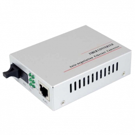 Медиаконвектор (1550TX&1310RX, 10/100, 20км SC) TelStream MC-118/520SC