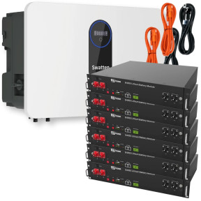 Dyness B4850G (2.4 кВт-ч / 48 В) (6 шт.) + SWATTEN SiH-6kW-SL 6kw (LV) (1 шт.) + 2 комплекта кабелей - Комплект системы накопления энергии - фото №1 Dyness B4850G (2.4 кВт-ч / 48 В) (6 шт.) + SWATTEN SiH-6kW-SL 6kw (LV) (1 шт.) + 2 комплекта кабелей - Комплект системы накопления энергии купить