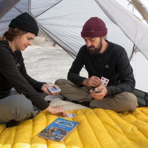 Палатка сверхлегкая двухместная с футпринтом Naturehike Mongar NH17T007-M, 20D, серая фото