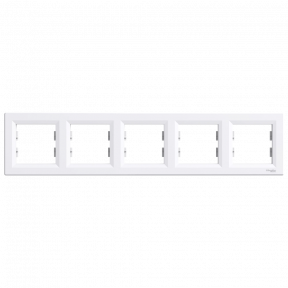 Schneider Electric ASFORA EPH5800521 Рамка 5-местная горизонтальная белая купить