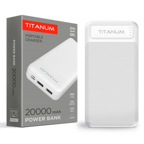 TITANUM 913 White 20000mAh (TPB-913-W) - Повербанк в Украине