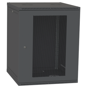 IPCOM 15U 600x600 - Шафа телекомунікаційна двері перф (чорна) купити