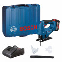 Bosch GST 183-LI Professional (АК 1x4.0Ah; ЗП GAL 18V-20; кейс) - Акумуляторний безщітковий електролобзик