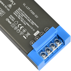 VIDEX (VL-LST-P200-12V) DC12V 16.6A 200W IP20 - Блок питания для LED ленты в Украине