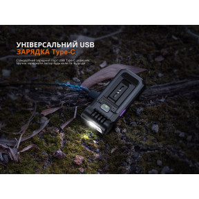 Ліхтар ручний Fenix SW05R-UV LED чорний фото