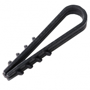 APRO FT-6B Дюбель-ялинка 6 мм під круглий кабель чорний (пач. 100 шт.) купити