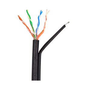 Кабель сетевой UTP с тросом бухта 305м 4*2*0.5-CU PE MT CAT5е купить