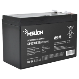 MERLION AGM GP1290F2B 12В 9А·г - Акумуляторна батарея