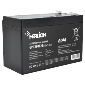 MERLION AGM GP1290F2B 12В 9А·г - Акумуляторна батарея купити