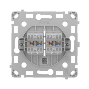 Ajax OutletCore (LAN) Vertical White - Механизм розетки в Украине