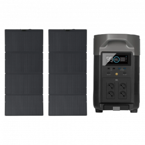 Комплект EcoFlow DELTA Pro + 2*400W Solar Panel купити