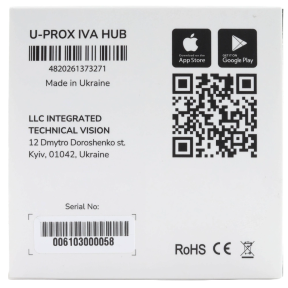 U-PROX IVA HUB – Адаптер облачного видеонаблюдения (до 8 камер, ONVIF, RTSP) купить
