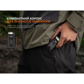 Ліхтар ручний Fenix SW05R-RED LED чорний купити