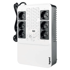 Legrand KEOR MULTIPLUG 800 ВА/480Вт (4+2)хSchuko (310082) - Лінійно-інтерактивний ДБЖ купити