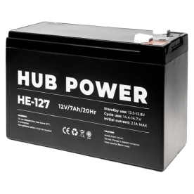 Hub Power НЕ-127 12V 7Ah - Аккумуляторная батарея