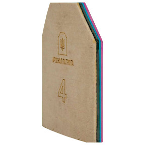 Бронеплита "Полегшена" 4 класу захисту (1 шт.) - фото №2 Бронеплита "Полегшена" 4 класу захисту (1 шт.) зображення