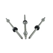 Гвинт/шуруп М10х200 комбін +DIN6923+EPDM А2