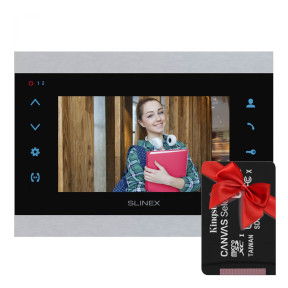 Slinex SL-07N Cloud Silver/Black - Відеодомофон купити