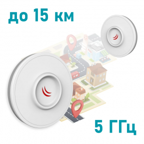 MikroTik DISC Lite5 (RBDisc-5nD) - 5GHz Wi-Fi точка доступу з посиленою антеною - фото №1 MikroTik DISC Lite5 (RBDisc-5nD) - 5GHz Wi-Fi точка доступу з посиленою антеною купити
