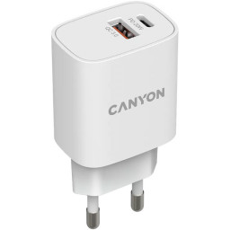 Canyon H-20-04 - Мережевий адаптер з функцією швидкого заряджання з PD і QC 3.0