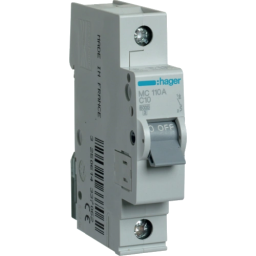 Автоматичний вимикач Hager In=10 А «C» 6kA MC110A