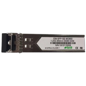 Модуль SFP Ewind EW-SFP-GE-MD850 155M, Multi-mode Dual Fiber, 850нм, 550м, разъем LC