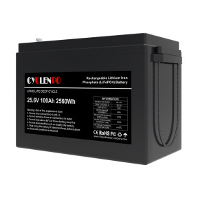 Акумуляторна батарея літій-залізо-фосфатна 25.6В 100Аг Cyclen 25.6V 100AH LiFePo4 фото
