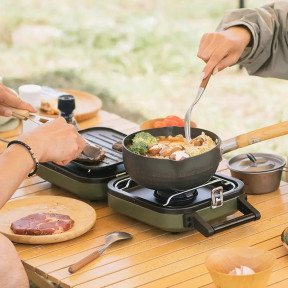 Naturehike NH22RJ003 - Горелка-гриль газовая двойная фото