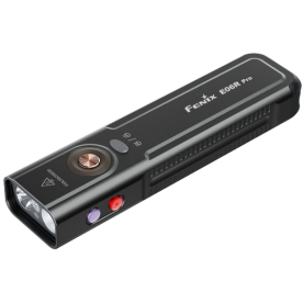 Fenix E06R PRO Black – Ручной фонарь (1600 лм, UV-свет, лазер, USB-C)