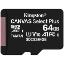 Kingston microSDXC 64GB (SDCS2/64GBSP) - Карта памяти