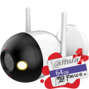 IP-камера видеонаблюдения Dahua Technology 4MP Smart Dual Light Wi-Fi Bullet DH-F4C-PV 2.8 mm