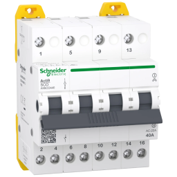 Schneider Electric Acti9 iSSW – Переключатель 3-позиционный (4P, 40A, 400V, DIN)
