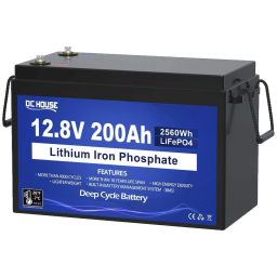 DCHOUSE ECO-LFP12200 – Акумуляторна батарея (LiFePO4, 12.8V, 200Ah, 2560Wh)