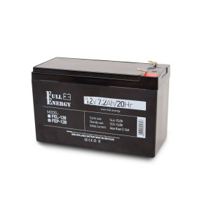 Аккумулятор 12В 7.2 Ач для ИБП Full Energy FEP-128 - фото №1 Аккумулятор 12В 7.2 Ач для ИБП Full Energy FEP-128 купить