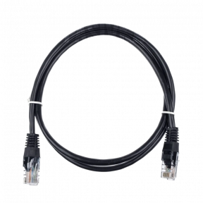 Kingda PAUT3100-BK Патч-корд UTP, 1м, кат. 5e, черный купить