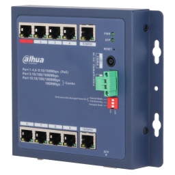 Dahua Technology DH-CHS4110-8ET-90-F - PoE-коммутатор 8 портов управляемый