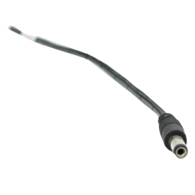 Разъем питания - кабель DC-M (D 5,5x2,5мм) 25см black