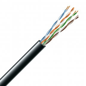 Cat. 5e U/UTP PE 4х2х24 AWG, (74269) бухта 305м. Кабель вита пара ЗЗКМ (UTP мідь наружний) купити