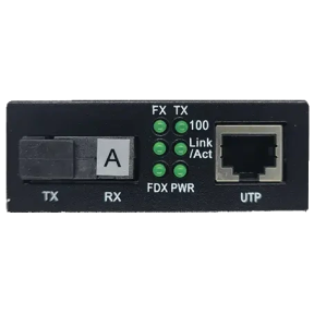 ALISTAR X3S 100M 10/100BASE-T RJ-45 - 100BASE-FX 1SM WDM SC 20KM TX1310/RX1550nm - Медиаконвертор фото