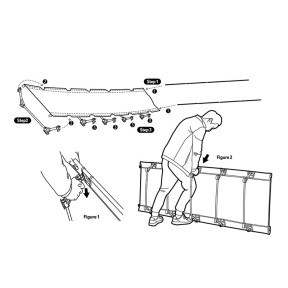 Ліжко складане Naturehike XJC05 NH20JJ001, Поліестер Oxford / алюміній, хакі зображення