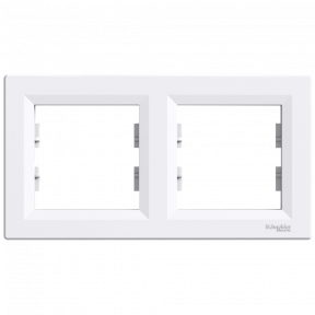 Schneider Electric ASFORA EPH5800221 Рамка 2-местная горизонтальная белая купить