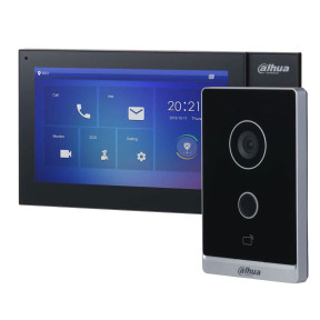Dahua Technology VTO2211G-WP + VTH2421FB-P - Комплект відеодомофону купити