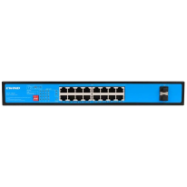 Ewind EW-S1918CG-AP - 16-портовий PoE 300 Вт 2G SFP комутатор