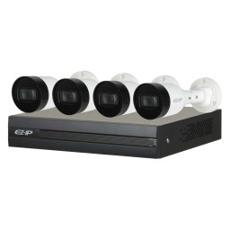 Комплект IP видеонаблюдения на 4 камеры 2Мп Dahua Technology EZIP-KIT/NVR1B04HC-4P/E/4-B1B20